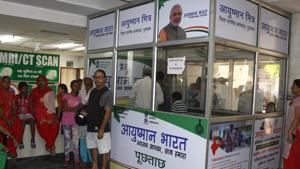 Prime Minister Narendra Modi will write to 90 mn beneficiaries of the Ayushman Bharat scheme while all BJP MPs have been asked to take feedback from people who have availed of the scheme (File Photo)(HT PHOTO) Prime Minister Narendra Modi will write to 90 mn beneficiaries of the Ayushman Bharat scheme while all BJP MPs have been asked to take feedback from people who have availed of the scheme (File Photo)(HT PHOTO)