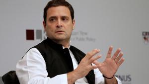 This man (Anantkumar Hegde) is an embarrassment to every Indian, tweeted Rahul Gandhi.(Reuters/File Photo) This man (Anantkumar Hegde) is an embarrassment to every Indian, tweeted Rahul Gandhi.(Reuters/File Photo)