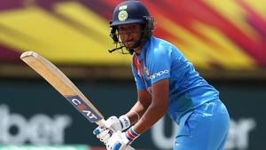 Harmanpreet Kaur of India bats during the ICC Women's World T20 2018.(IDI via Getty Images) Harmanpreet Kaur of India bats during the ICC Women's World T20 2018.(IDI via Getty Images)