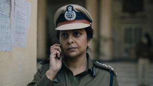 Shefali Shah plays police officer Vartika Chaturvedi in Delhi Crime. Shefali Shah plays police officer Vartika Chaturvedi in Delhi Crime.
