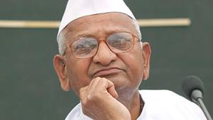 Social activist Anna Hazare said he will launch a hunger strike from Wednesday over the “non-fulfillment” of assurances by the Centre on the appointment of Lokpal.(HT Photo) Social activist Anna Hazare said he will launch a hunger strike from Wednesday over the “non-fulfillment” of assurances by the Centre on the appointment of Lokpal.(HT Photo)