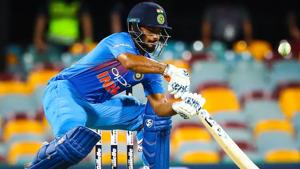 Rishabh Pant plays a shot during the T20 international cricket match between Australia and India.(AFP) Rishabh Pant plays a shot during the T20 international cricket match between Australia and India.(AFP)