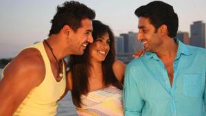 Dostana starred John Abraham, Abhishek Bachchan and Priyanka Chopra in lead roles. Dostana starred John Abraham, Abhishek Bachchan and Priyanka Chopra in lead roles.