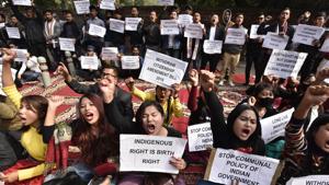 Civil society groups in Assam say the proposed amendment violates the 1985 Assam accord that sought to identify and deport illegal migrants from Bangladesh irrespective of their religion. The accord followed the six-year-long Assam agitation.(Sanjeev Verma/HT Photo) Civil society groups in Assam say the proposed amendment violates the 1985 Assam accord that sought to identify and deport illegal migrants from Bangladesh irrespective of their religion. The accord followed the six-year-long Assam agitation.(Sanjeev Verma/HT Photo)
