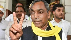 Anil Rajbhar was made a minister of state in the Yogi Adityanath government as part of the BJP plan to raise its own homegrown Rajbhar leadership.(PTI/File Photo) Anil Rajbhar was made a minister of state in the Yogi Adityanath government as part of the BJP plan to raise its own homegrown Rajbhar leadership.(PTI/File Photo)
