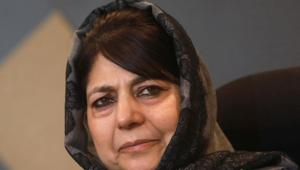 Mehbooba Mufti on Thursday said India’s response to a phone call between Pakistani FM and Mirwaiz Umar Farooq has reduced ties to an unbelievable nadir.(Waseem Andrabi/ HT Photo) Mehbooba Mufti on Thursday said India’s response to a phone call between Pakistani FM and Mirwaiz Umar Farooq has reduced ties to an unbelievable nadir.(Waseem Andrabi/ HT Photo)