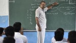 Of the six million teaching positions in government schools nationwide, approximately one million positions were vacant in 2016.(Burhaan Kinu / HT Photo) Of the six million teaching positions in government schools nationwide, approximately one million positions were vacant in 2016.(Burhaan Kinu / HT Photo)
