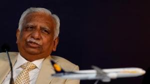 Jet Airways founder chairman Naresh Goyal is expected to step down from the board of directors(REUTERS) Jet Airways founder chairman Naresh Goyal is expected to step down from the board of directors(REUTERS)