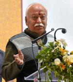 Rashtriya Swayamsewak Sangh (RSS) chief Mohan Bhagwat on Friday said a magnificent Ram temple would come up in Ayodhya .(PTI) Rashtriya Swayamsewak Sangh (RSS) chief Mohan Bhagwat on Friday said a magnificent Ram temple would come up in Ayodhya .(PTI)