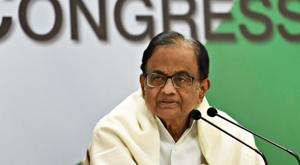 Chidambaram’s remark came ahead of the interim Budget on Friday.(Raj K Raj/HT PHOTO) Chidambaram’s remark came ahead of the interim Budget on Friday.(Raj K Raj/HT PHOTO)