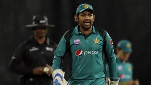 File image of Pakistan captain Sarfraz Ahmed.(AP) File image of Pakistan captain Sarfraz Ahmed.(AP)