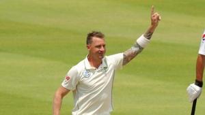 File image of Dale Steyn celebrating after the fall of a wicket.(REUTERS) File image of Dale Steyn celebrating after the fall of a wicket.(REUTERS)