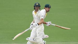 Australia's Travis Head (L) and Joe Burns run between the wickets during the first day of the second and final Test cricket match between Australia and Sri Lanka at the Manuka Oval in Canberra.(AFP) Australia's Travis Head (L) and Joe Burns run between the wickets during the first day of the second and final Test cricket match between Australia and Sri Lanka at the Manuka Oval in Canberra.(AFP)