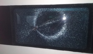 A damaged window of Train 18 which was attacked with stones by unidentified people.(HT PHOTO) A damaged window of Train 18 which was attacked with stones by unidentified people.(HT PHOTO)