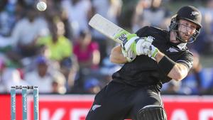 Martin Guptill plays during the second one day international between India and New Zealand.(AP) Martin Guptill plays during the second one day international between India and New Zealand.(AP)