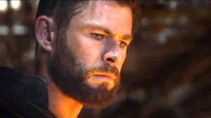 Chris Hemsworth as Thor in a still from Avengers: Endgame.