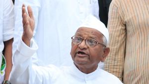 Hazare was awarded the Padma Bhushan, third-highest civilian honour , in 1992.(HT) Hazare was awarded the Padma Bhushan, third-highest civilian honour , in 1992.(HT)