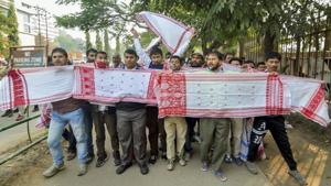 As many as 245 cases of ‘deshdroh’ or offences against the state, which also includes sedition, have been registered in Assam since the BJP-led government came to power in 2016.(PTI) As many as 245 cases of ‘deshdroh’ or offences against the state, which also includes sedition, have been registered in Assam since the BJP-led government came to power in 2016.(PTI)