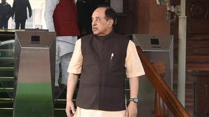 The Gandhis, through their lawyer, started cross examination of Subramanian Swamy who had filed a private criminal complaint against them in the case.(Sonu Mehta/HT File Photo) The Gandhis, through their lawyer, started cross examination of Subramanian Swamy who had filed a private criminal complaint against them in the case.(Sonu Mehta/HT File Photo)