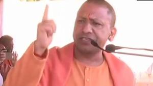 Uttar Pradesh Chief Minister Yogi Adityanath addresses a public rally at Purulia in West Bengal on Tuesaday.(Photo: Twitter/@ANI) Uttar Pradesh Chief Minister Yogi Adityanath addresses a public rally at Purulia in West Bengal on Tuesaday.(Photo: Twitter/@ANI)
