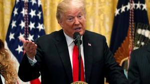 FILE PHOTO: U.S. President Donald Trump holds a news conference to mark six months since the passage of the Tax Cuts and Jobs Act, in the White House East Room in Washington, U.S., June 29, 2018. REUTERS/Kevin Lamarque/File Photo(REUTERS) FILE PHOTO: U.S. President Donald Trump holds a news conference to mark six months since the passage of the Tax Cuts and Jobs Act, in the White House East Room in Washington, U.S., June 29, 2018. REUTERS/Kevin Lamarque/File Photo(REUTERS)