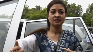 In December, Alka Lamba had claimed that AAP had sought her resignation. She also said that she had been removed from WhatsApp groups.(HT File Photo) In December, Alka Lamba had claimed that AAP had sought her resignation. She also said that she had been removed from WhatsApp groups.(HT File Photo)