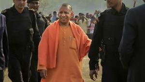 Bokaro: Chief Minister of Uttar Pradesh Yogi Adityanath arrives at Chas area helipad under Bokaro district of Jharkhand, Tuesday, Feb 5, 2019, to attend a rally of Bharatiya Janata Party (BJP) in Purulia district of West Bengal. The chief minister flew to Jharkhand's Bokaro before travelling to Purulia by road due to alleged denial of permission for his landing in West Bengal. (PTI Photo) (PTI2_5_2019_000128B)(PTI) Bokaro: Chief Minister of Uttar Pradesh Yogi Adityanath arrives at Chas area helipad under Bokaro district of Jharkhand, Tuesday, Feb 5, 2019, to attend a rally of Bharatiya Janata Party (BJP) in Purulia district of West Bengal. The chief minister flew to Jharkhand's Bokaro before travelling to Purulia by road due to alleged denial of permission for his landing in West Bengal. (PTI Photo) (PTI2_5_2019_000128B)(PTI)