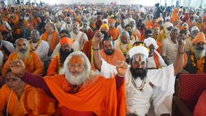 A hardline affiliate of the Rashtriya Swayamsevak Sangh, the VHP will continue to raise awareness and mobilise support for the Ram temple but its cadres will not take to the streets.(ANI) A hardline affiliate of the Rashtriya Swayamsevak Sangh, the VHP will continue to raise awareness and mobilise support for the Ram temple but its cadres will not take to the streets.(ANI)