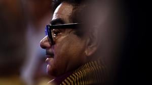 Indian Bollywood actor and politician Shatrughan Sinha looks on during the launch of the book A Touch of Evil.(AFP) Indian Bollywood actor and politician Shatrughan Sinha looks on during the launch of the book A Touch of Evil.(AFP)