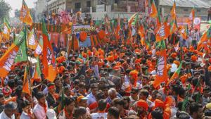 The BJP won all 25 seats in Rajasthan in 2014 LS elections and is hoping to repeat its performance.(PTI File) The BJP won all 25 seats in Rajasthan in 2014 LS elections and is hoping to repeat its performance.(PTI File)