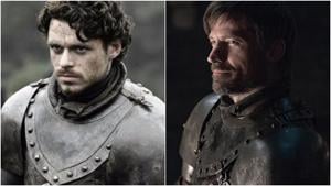 Jaime Lannister’s armour looks so much similar to Robb Stark’s. Jaime Lannister’s armour looks so much similar to Robb Stark’s.