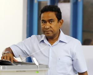 A Maldives court on Monday ordered the arrest and detention of former strongman president Abdulla Yameen on money laundering charges.(AP) A Maldives court on Monday ordered the arrest and detention of former strongman president Abdulla Yameen on money laundering charges.(AP)