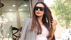 Malaika Arora was spotted at a salon in Mumbai.(Varinder Chawla) Malaika Arora was spotted at a salon in Mumbai.(Varinder Chawla)