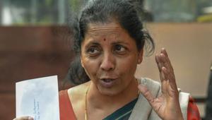 New Delhi: Defence Minister Nirmala Sitharaman speaks to the media persons at the Parliament during ongoing Budget Session, in New Delhi, Wednesday, Feb. 06, 2019. (PTI Photo/ Shahbaz Khan)(PTI2_6_2019_000069A)(PTI) New Delhi: Defence Minister Nirmala Sitharaman speaks to the media persons at the Parliament during ongoing Budget Session, in New Delhi, Wednesday, Feb. 06, 2019. (PTI Photo/ Shahbaz Khan)(PTI2_6_2019_000069A)(PTI)