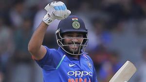 File image of India cricketer Rohit Sharma.(AP) File image of India cricketer Rohit Sharma.(AP)