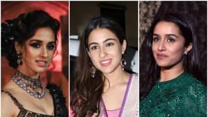 (From L) Disha Patani, Sara Ali Khan and Shraddha Kapoor. (From L) Disha Patani, Sara Ali Khan and Shraddha Kapoor.