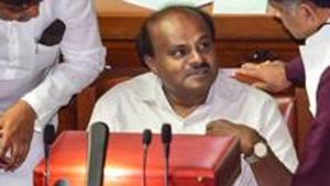 BJP warns of releasing video of Karnataka CM Kumaraswamy’s ‘corruption’.(PTI) BJP warns of releasing video of Karnataka CM Kumaraswamy’s ‘corruption’.(PTI)