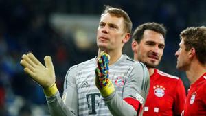 File photo of Bayern Munich goalkeeper Manuel Neuer.(REUTERS) File photo of Bayern Munich goalkeeper Manuel Neuer.(REUTERS)