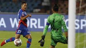 File image of Chencho Gyeltshen in action for Bengaluru FC(AP) File image of Chencho Gyeltshen in action for Bengaluru FC(AP)