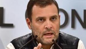 The meeting comes two days after the Congress president met the general secretaries of the party to review the preparations for the general elections. It was Priyanka’s first official meeting.(PTI) The meeting comes two days after the Congress president met the general secretaries of the party to review the preparations for the general elections. It was Priyanka’s first official meeting.(PTI)
