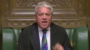 Speaker of the House John Bercow speaks during a confidence vote debate after Parliament rejected Prime Minister Theresa May's Brexit deal, in London.(REUTERS) Speaker of the House John Bercow speaks during a confidence vote debate after Parliament rejected Prime Minister Theresa May's Brexit deal, in London.(REUTERS)
