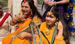 TV actor Surbhi Tiwari married boyfriend Praveen on Sunday.