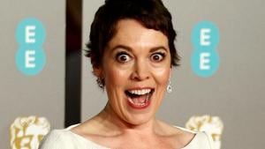 Olivia Colman arrives at the British Academy of Film and Television Awards (BAFTA) at the Royal Albert Hall in London.(REUTERS) Olivia Colman arrives at the British Academy of Film and Television Awards (BAFTA) at the Royal Albert Hall in London.(REUTERS)