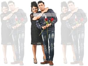 Entrepreneurs Geetika Joshi and Vishal Tandon have spent two valentines together but are inseparable! (On Geetika: Dress, Zara; earrings, Neeshi Handbags & Jewellery; watch and bracelet, Swavroski; rings: Gili and Joy Alukkas; shoes: NaturalizerOn Vishal: T-shirt, Club Factory at Kunchals; jeans, Wrangler; watch, Fossil; shoes, Allen Solly)(Raj K Raj) Entrepreneurs Geetika Joshi and Vishal Tandon have spent two valentines together but are inseparable! (On Geetika: Dress, Zara; earrings, Neeshi Handbags & Jewellery; watch and bracelet, Swavroski; rings: Gili and Joy Alukkas; shoes: NaturalizerOn Vishal: T-shirt, Club Factory at Kunchals; jeans, Wrangler; watch, Fossil; shoes, Allen Solly)(Raj K Raj)