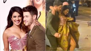 Priyanka Chopra was joined by Nick Jonas at the premiere of Isn’t It Romantic. Priyanka Chopra was joined by Nick Jonas at the premiere of Isn’t It Romantic.