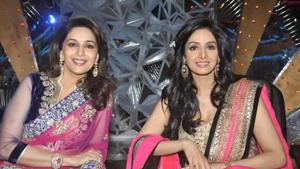 Madhuri Dixit and Sridevi were contemporaries and ruled Bollywood in the 90s. Madhuri Dixit and Sridevi were contemporaries and ruled Bollywood in the 90s.