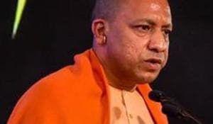 Uttar Pradesh chief minister Yogi Adityanath on Thursday drew parallels between Ayodhya in his state and Kerala’s Sabarimala Temple.(PTI) Uttar Pradesh chief minister Yogi Adityanath on Thursday drew parallels between Ayodhya in his state and Kerala’s Sabarimala Temple.(PTI)