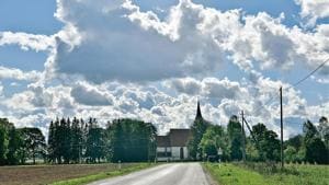 Latvian countryside is dotted with small villages and many of them have their own church(Saubhadra Chatterji) Latvian countryside is dotted with small villages and many of them have their own church(Saubhadra Chatterji)