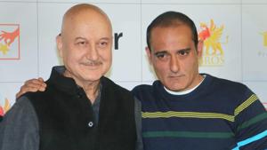 Muzaffarpur Police has lodged an FIR against actors Anupam Kher, Akshaye Khanna and 12 others on a district court’s direction in connection with the movie ‘The Accidental Prime Minister’.(PTI Photo) Muzaffarpur Police has lodged an FIR against actors Anupam Kher, Akshaye Khanna and 12 others on a district court’s direction in connection with the movie ‘The Accidental Prime Minister’.(PTI Photo)