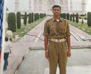 Pradeep Kumar was among the 44 CRPF soldiers killed in the suicide attack in Jammu and Kashmir’s Pulwama district on Thursday afternoon.(File photo) Pradeep Kumar was among the 44 CRPF soldiers killed in the suicide attack in Jammu and Kashmir’s Pulwama district on Thursday afternoon.(File photo)